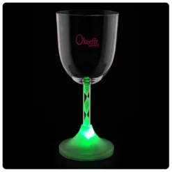 Wine Glass with Light-Up Spiral Stem - 10 oz.