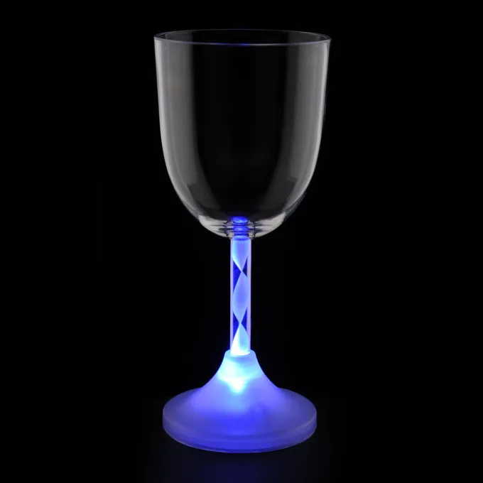 Wine Glass with Light-Up Spiral Stem - 10 oz. - 24 hr