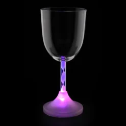 Wine Glass with Light-Up Spiral Stem - 10 oz. - 24 hr