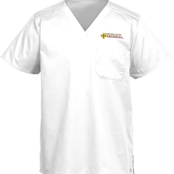 Wink Mechanical Stretch Chest Pocket V-Neck Top - Men's