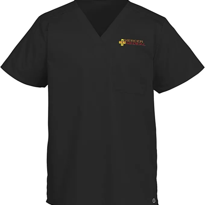 Wink Mechanical Stretch Chest Pocket V-Neck Top - Men's