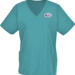 Wink Mechanical Stretch Mock Wrap Top - Ladies'
