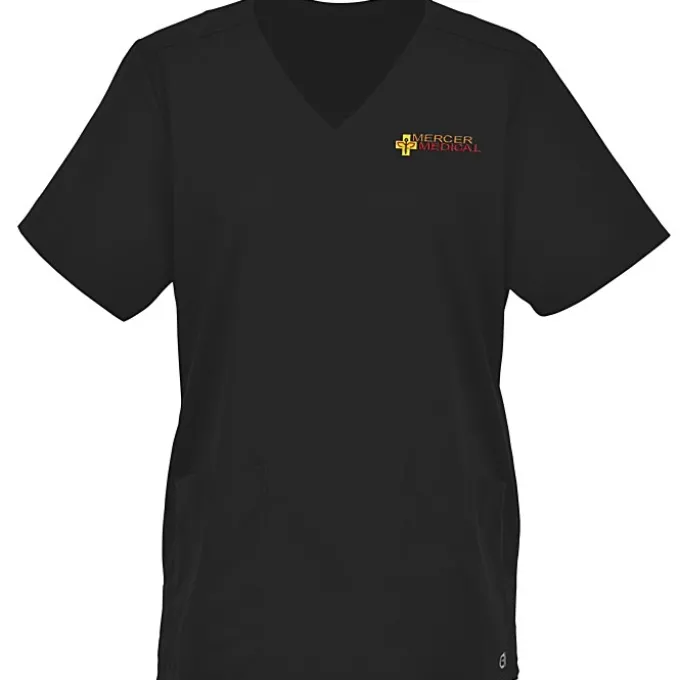 Wink Mechanical Stretch V-Neck Top - Ladies'