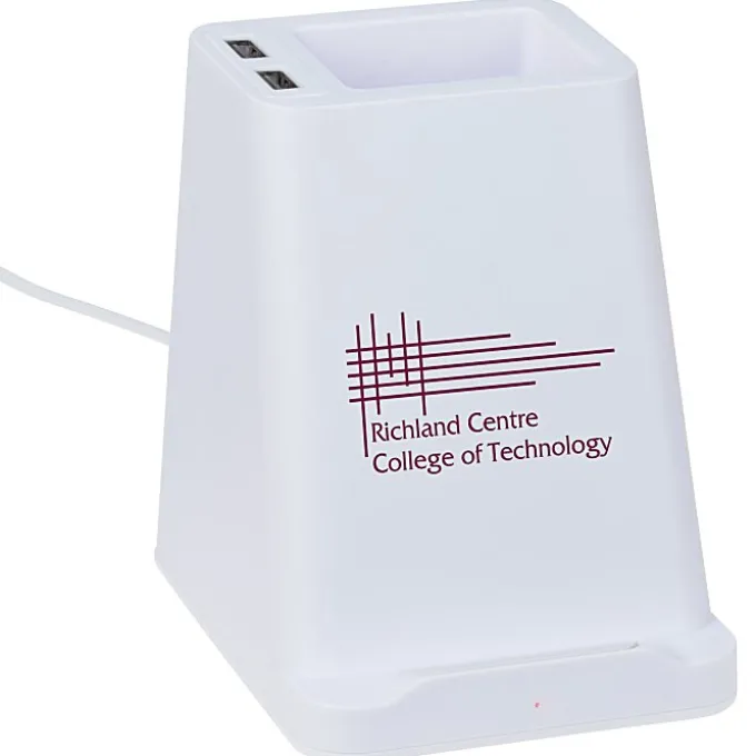 Wireless Charger with Pen Cup