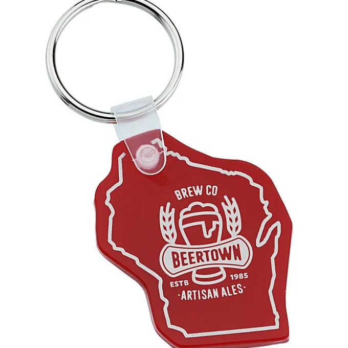 Wisconsin Soft Keychain - Opaque