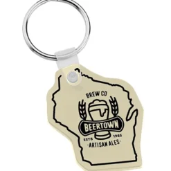 Wisconsin Soft Keychain - Opaque