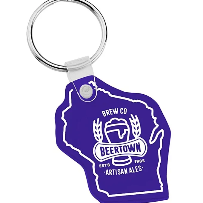 Wisconsin Soft Keychain - Opaque