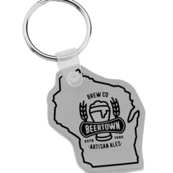 Wisconsin Soft Keychain - Opaque