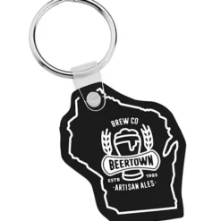 Wisconsin Soft Keychain - Opaque