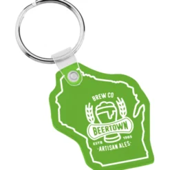Wisconsin Soft Keychain - Translucent