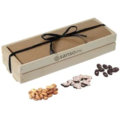 Wooden Crate with Sweet & Crunchy Favorites