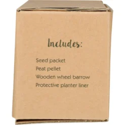 Wooden Wheel Barrow Blossom Kit