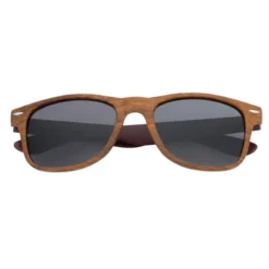 Wood Grain Beach Sunglasses - Front - 24 hr