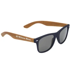 Wood Grain Beach Sunglasses - Sides - 24 hr
