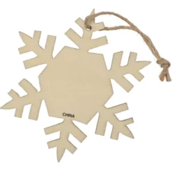 Wood Ornament - Snowflake