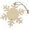 Wood Ornament - Snowflake - 24 hr