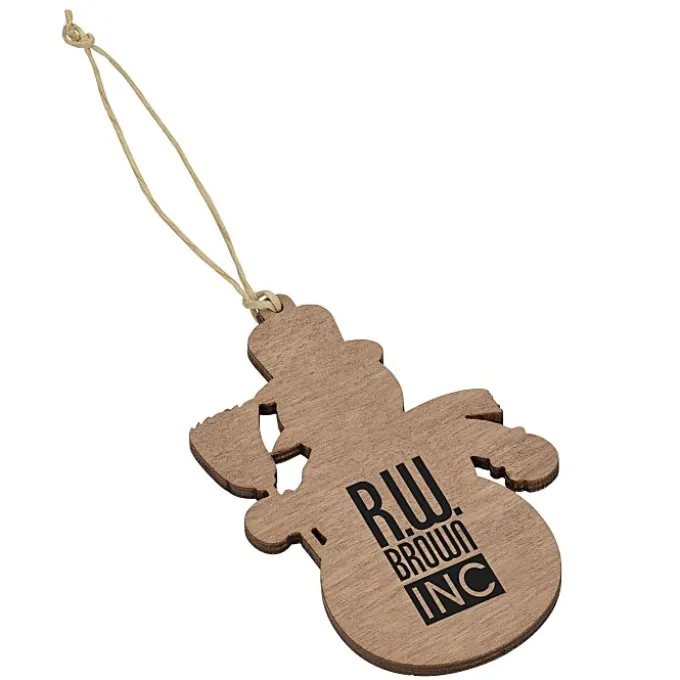 Wood Ornament - Snowman