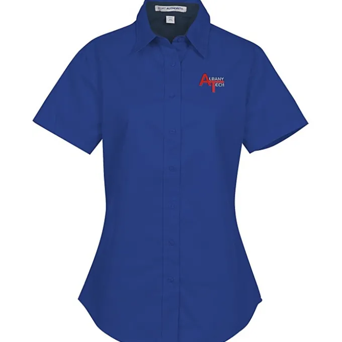 Workplace Easy Care SS Twill Shirt - Ladies' - 24 hr