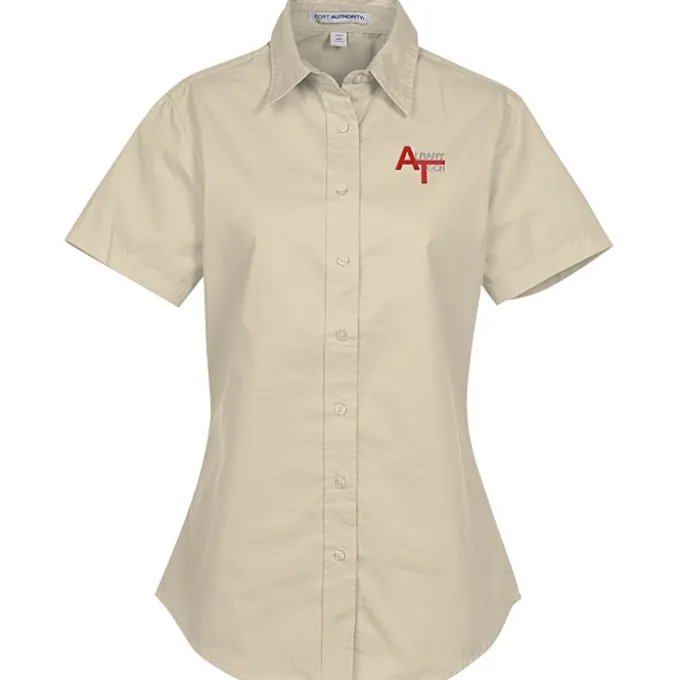 Workplace Easy Care SS Twill Shirt - Ladies' - 24 hr