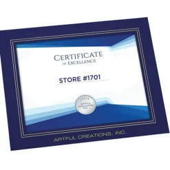 Wrapped Edge Certificate Frame - 8 1/2 inches x 11 inches