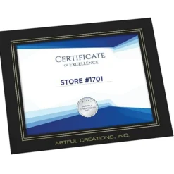 Wrapped Edge Certificate Frame - 8 1/2 inches x 11 inches