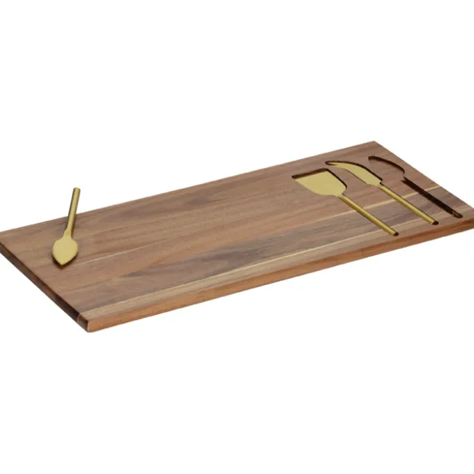 Wright 4-Piece Acacia Wood Serving Set