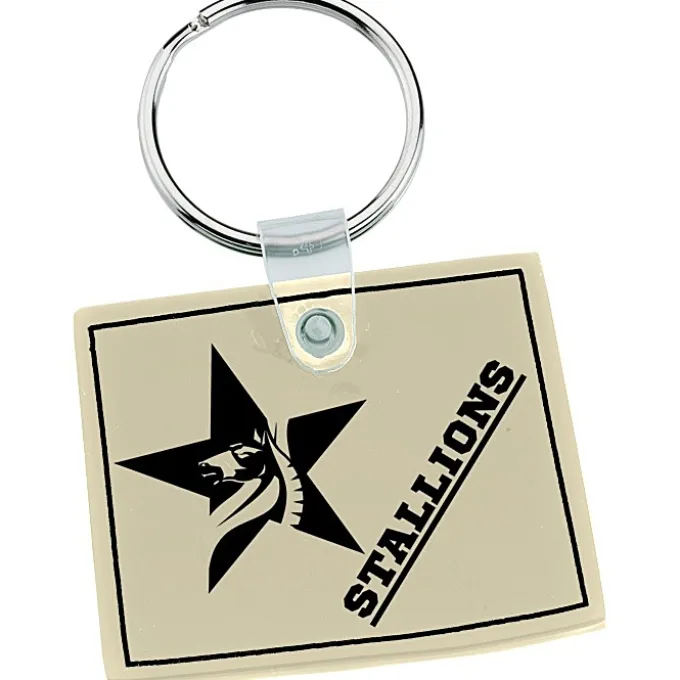 Wyoming Soft Keychain - Opaque