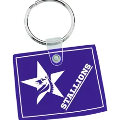 Wyoming Soft Keychain - Opaque