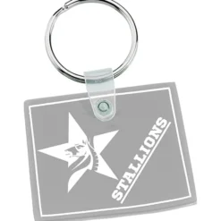 Wyoming Soft Keychain - Opaque
