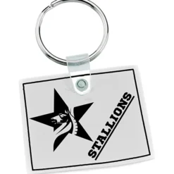 Wyoming Soft Keychain - Opaque