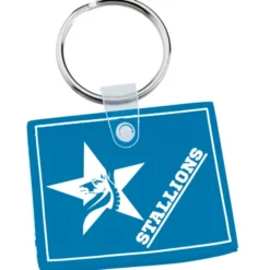 Wyoming Soft Keychain - Translucent
