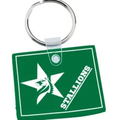 Wyoming Soft Keychain - Translucent