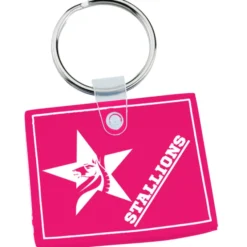 Wyoming Soft Keychain - Translucent
