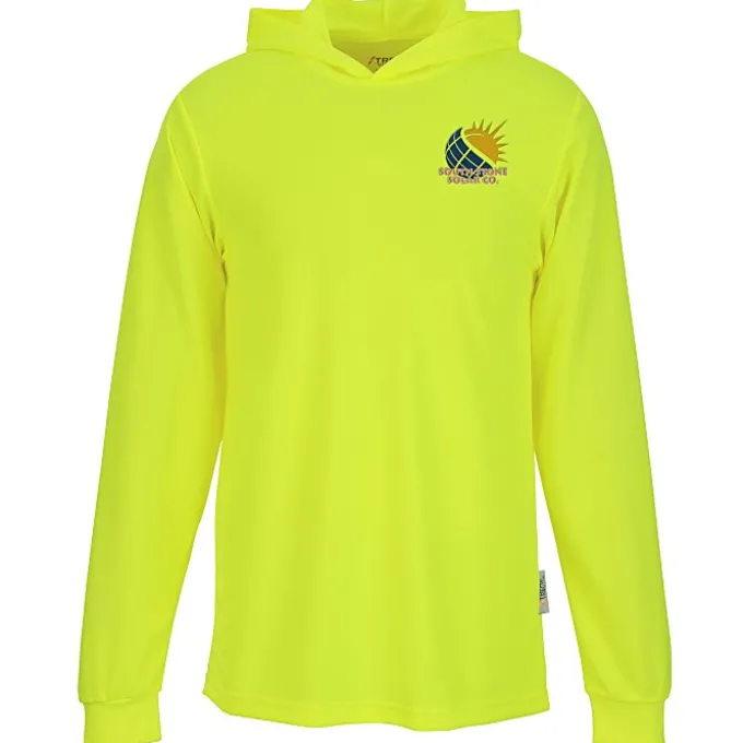 Xtreme Visibility Mesh Long Sleeve Hooded T-Shirt