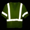 Xtreme Visibility Short Sleeve Zip Vest