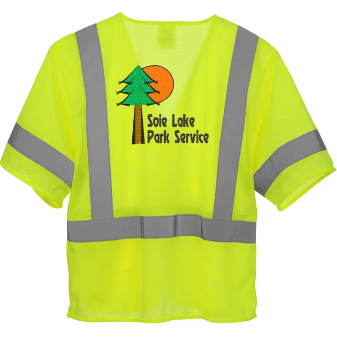 Xtreme Visibility Short Sleeve Zip Vest