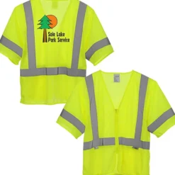 Xtreme Visibility Short Sleeve Zip Vest