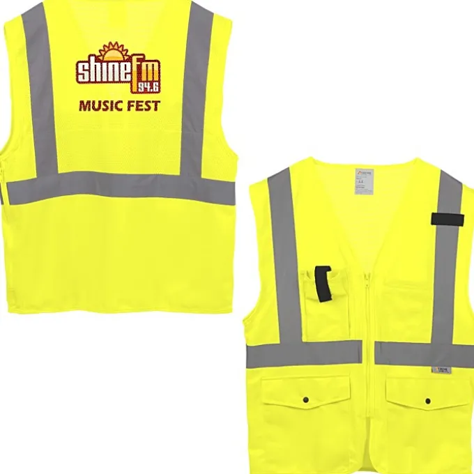 Xtreme Visibility Surveyor Reflective Zip Vest