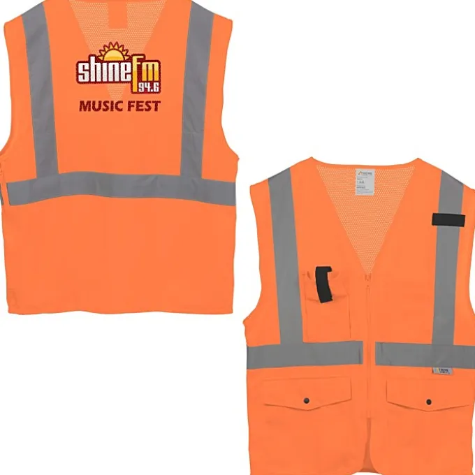 Xtreme Visibility Surveyor Reflective Zip Vest
