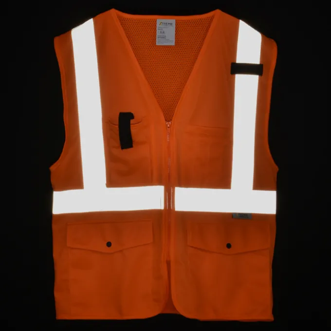 Xtreme Visibility Surveyor Reflective Zip Vest