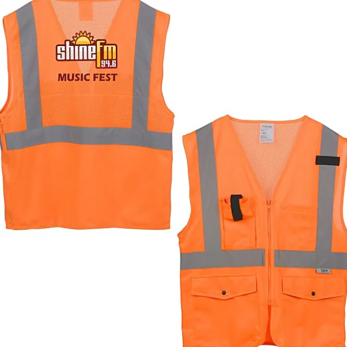 Xtreme Visibility Surveyor Reflective Zip Vest