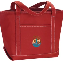 Yacht Tote - 13 inches x 20 inches - Embroidered