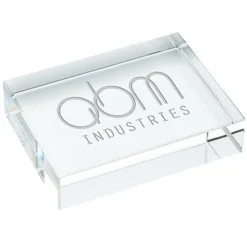 York Crystal Paperweight