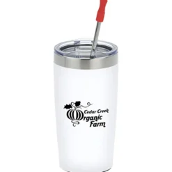 Yowie Vacuum Tumbler with Stainless Straw Set - 18 oz - Powder Coat