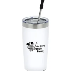 Yowie Vacuum Tumbler with Stainless Straw Set - 18 oz - Powder Coat