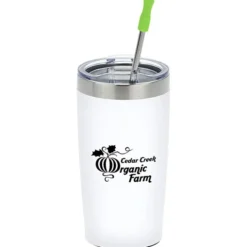 Yowie Vacuum Tumbler with Stainless Straw Set - 18 oz - Powder Coat