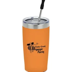 Yowie Vacuum Tumbler with Stainless Straw Set - 18 oz - Powder Coat