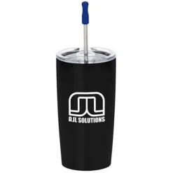 Yowie Vacuum Tumbler with Stainless Straw Set - 18 oz
