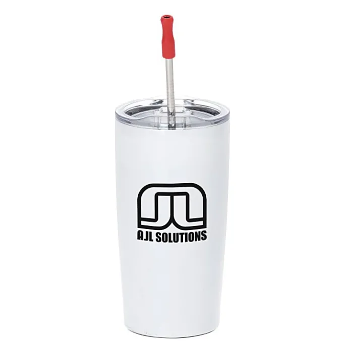 Yowie Vacuum Tumbler with Stainless Straw Set - 18 oz