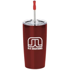 Yowie Vacuum Tumbler with Stainless Straw Set - 18 oz